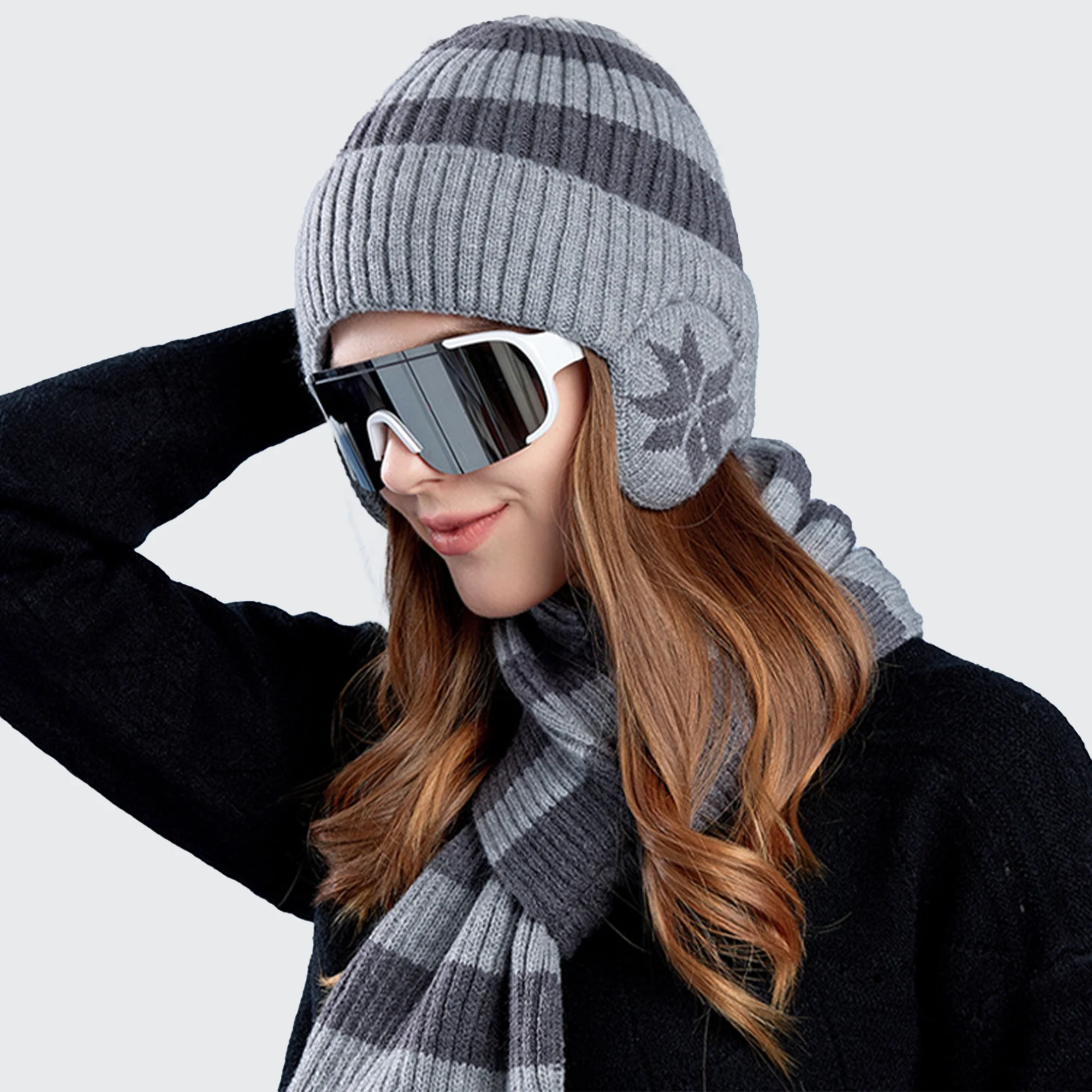 CONJUNTO CORDILHEIRA GORRO & CACHECOL SNOWFLAKE - Image 3