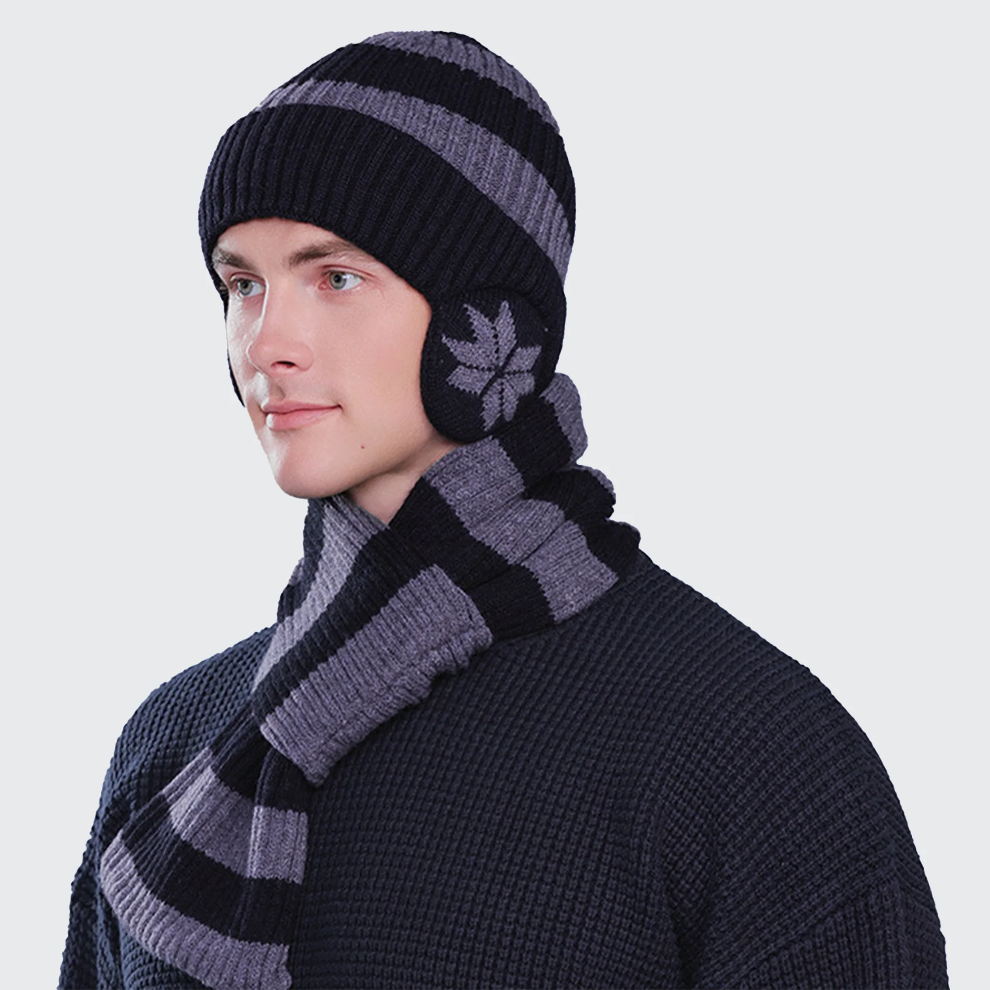 CONJUNTO CORDILHEIRA GORRO & CACHECOL SNOWFLAKE - Image 6