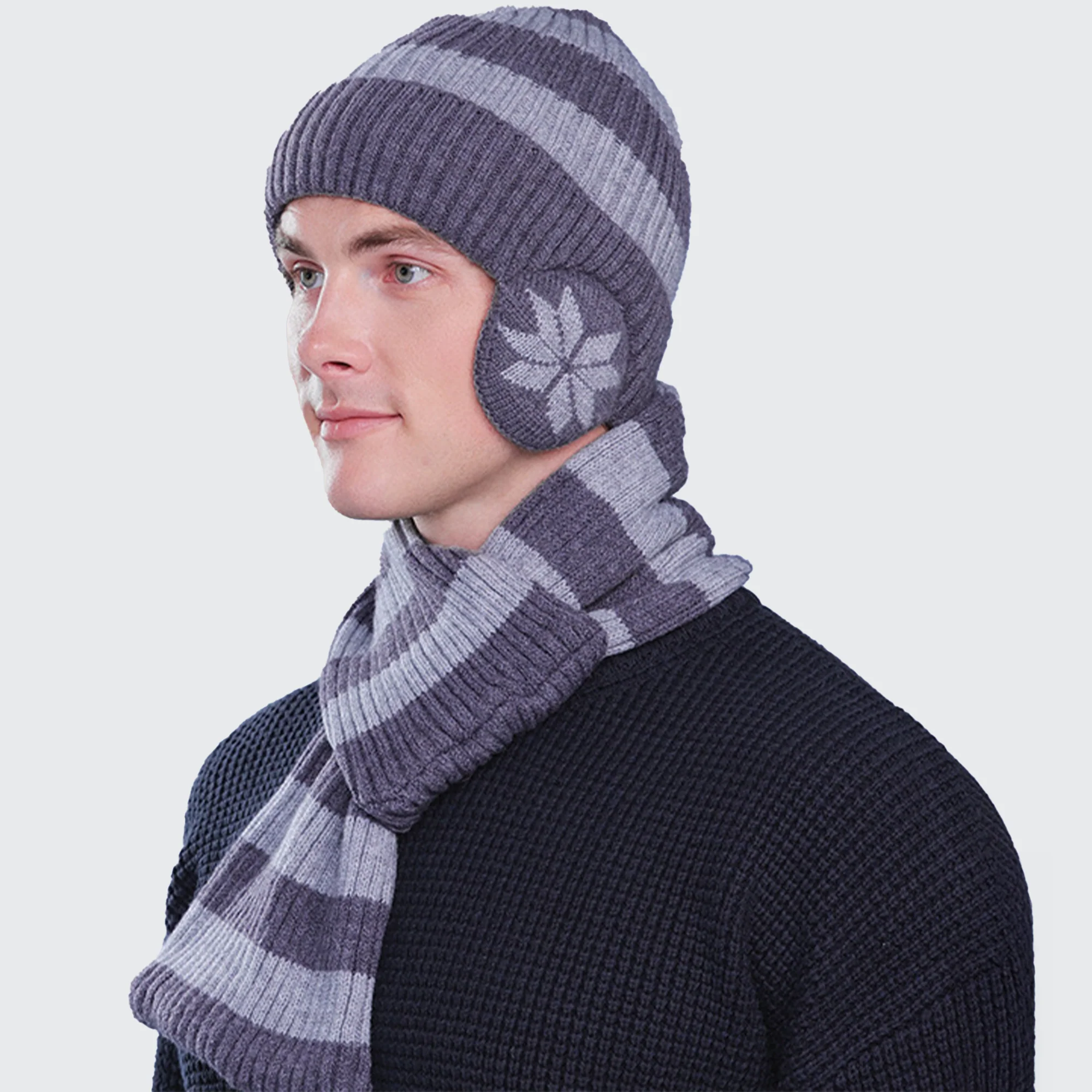 CONJUNTO CORDILHEIRA GORRO & CACHECOL SNOWFLAKE - Image 7