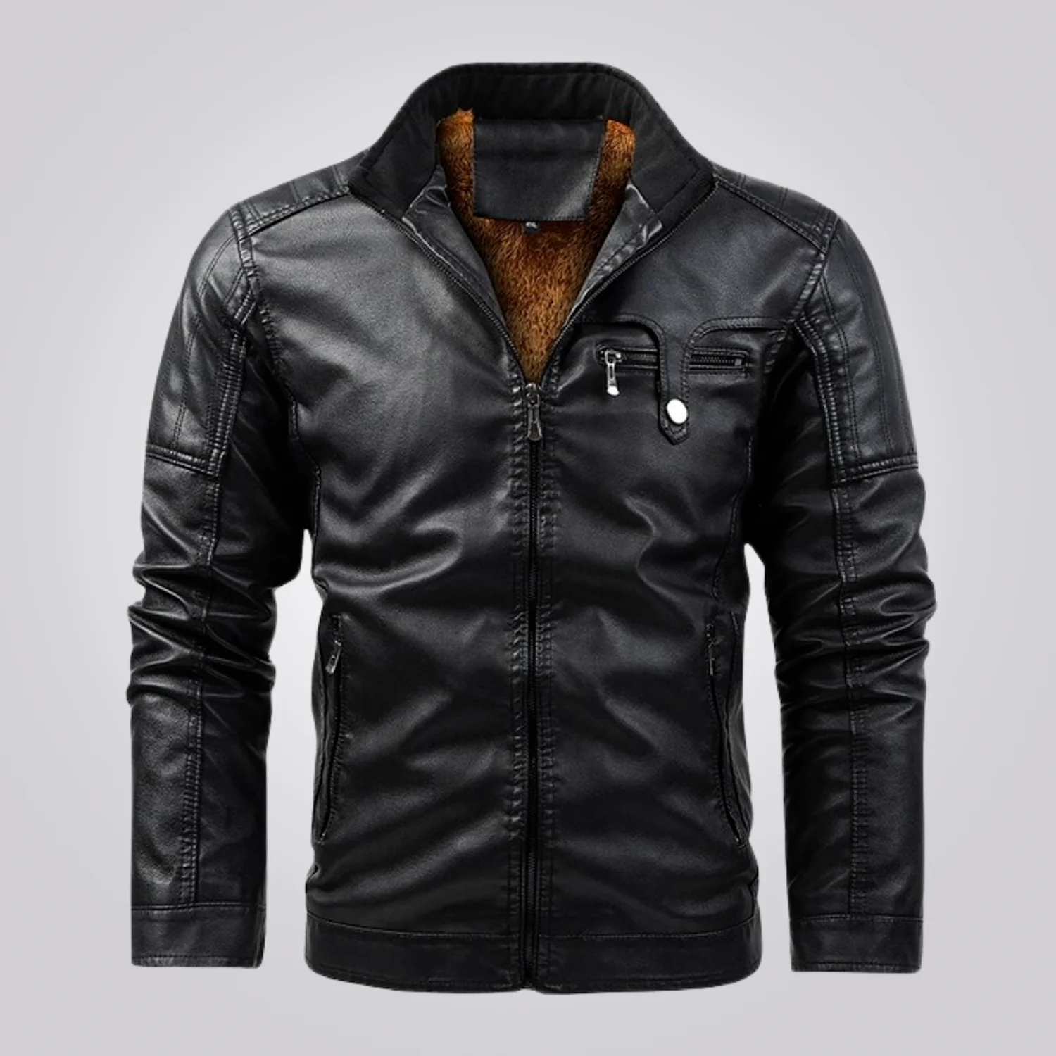 JAQUETA CORDILHEIRA AUTHENTIC COURO SINTÉTICO MASCULINA