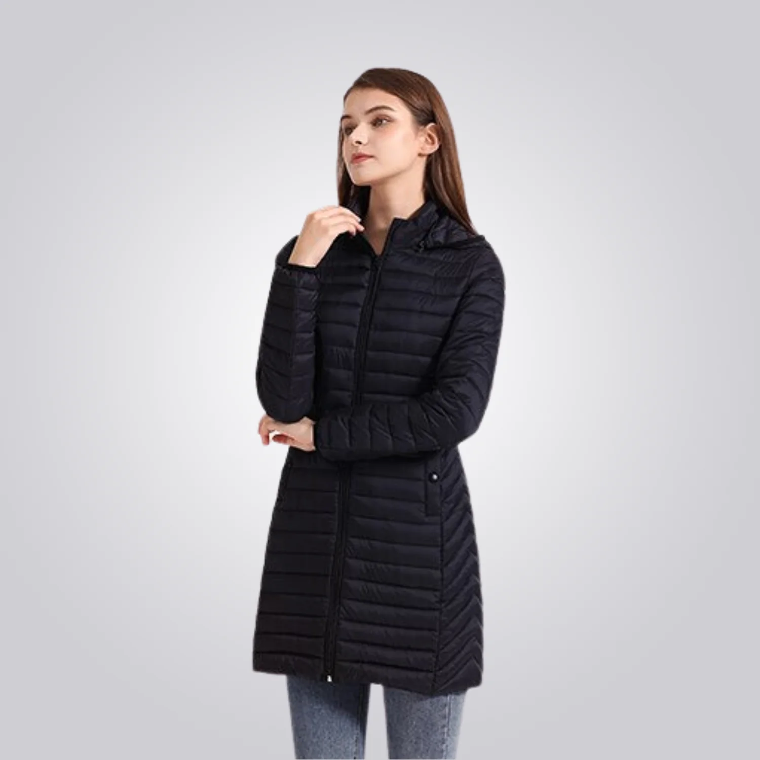 JAQUETA CORDILHEIRA LONG PUFFER FEMININA - Image 8