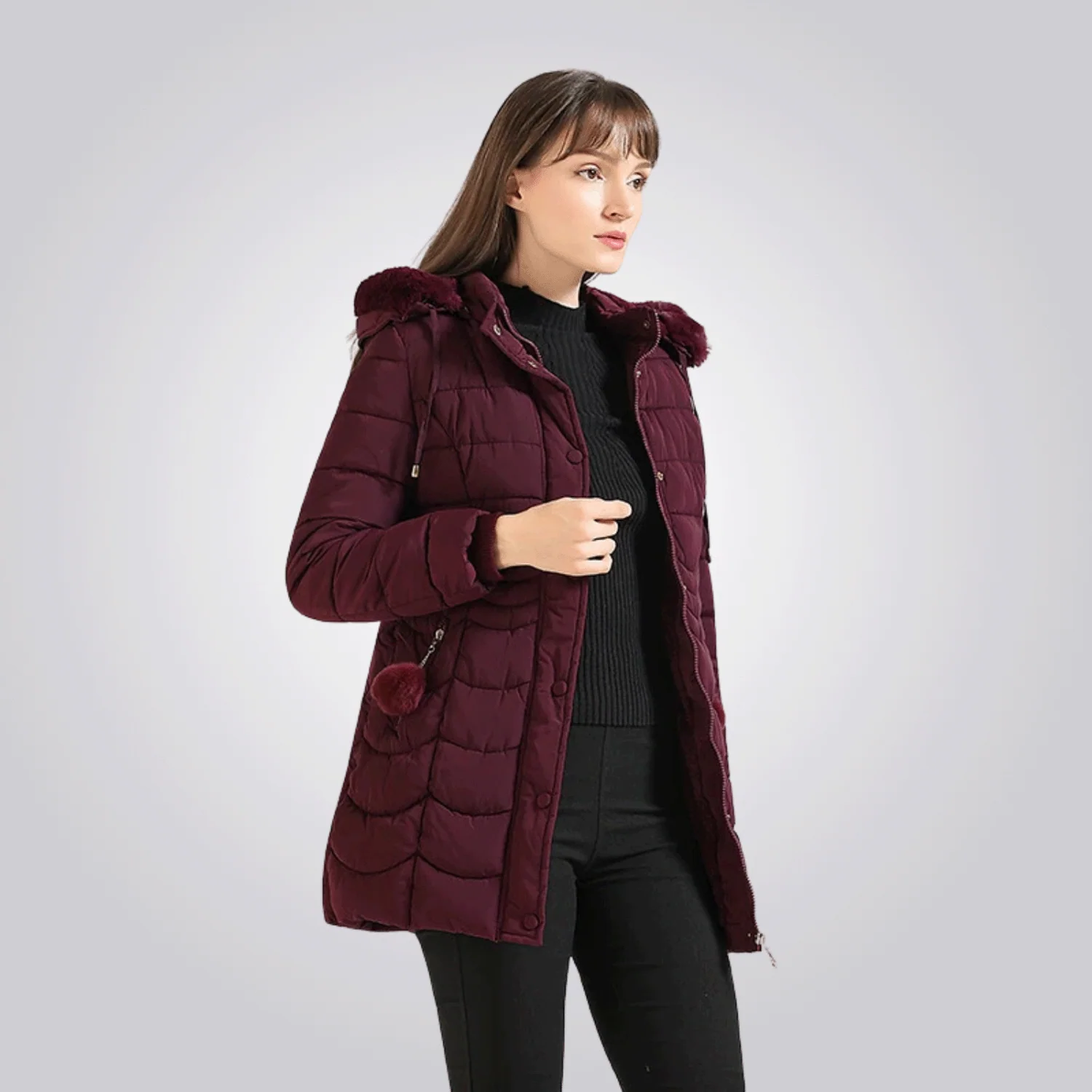 JAQUETA CORDILHEIRA LONG WINTER FEMININA - Image 10