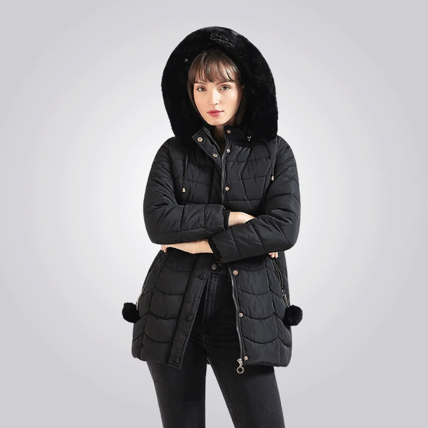 JAQUETA CORDILHEIRA LONG WINTER FEMININA - Image 13