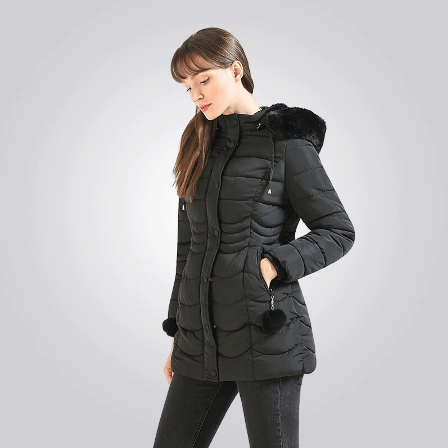 JAQUETA CORDILHEIRA LONG WINTER FEMININA - Image 15